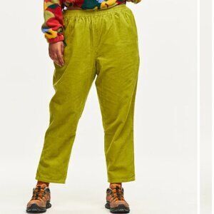 Chartreuse Corduroy Lucy and Yak Billie Trousers